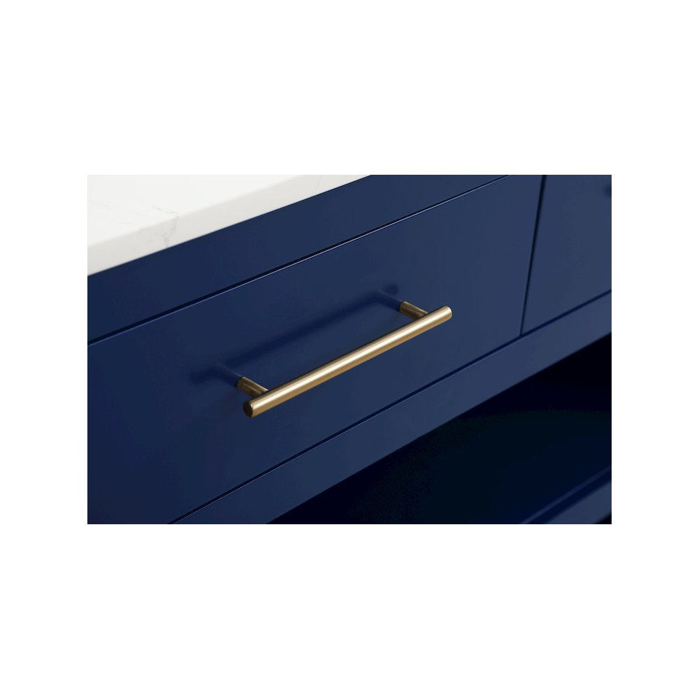 42 inch Kitchen Island in Blue