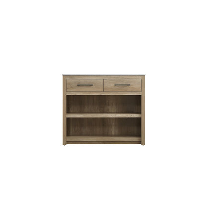 42 inch Kitchen Island in Natural Oak