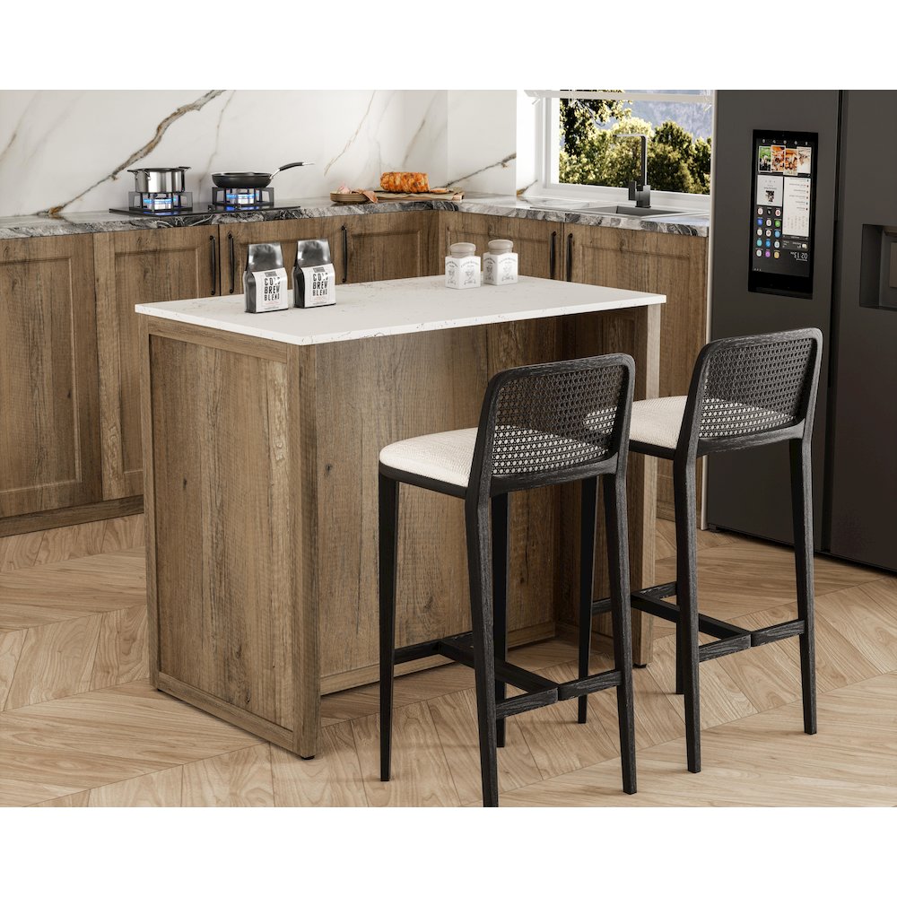42 inch Kitchen Island in Natural Oak