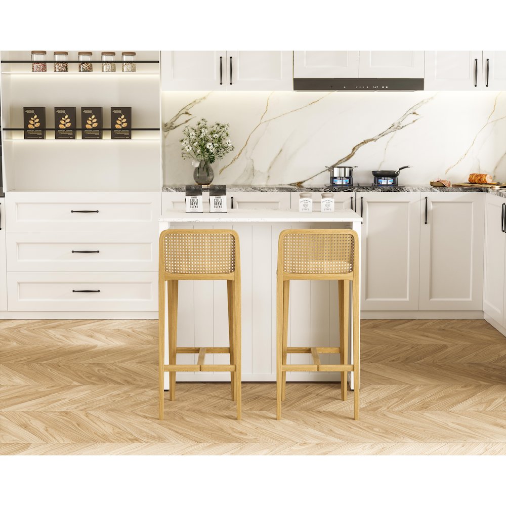 42 inch Kitchen Island in White