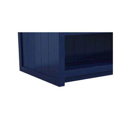 48 inch Kitchen Island in Blue