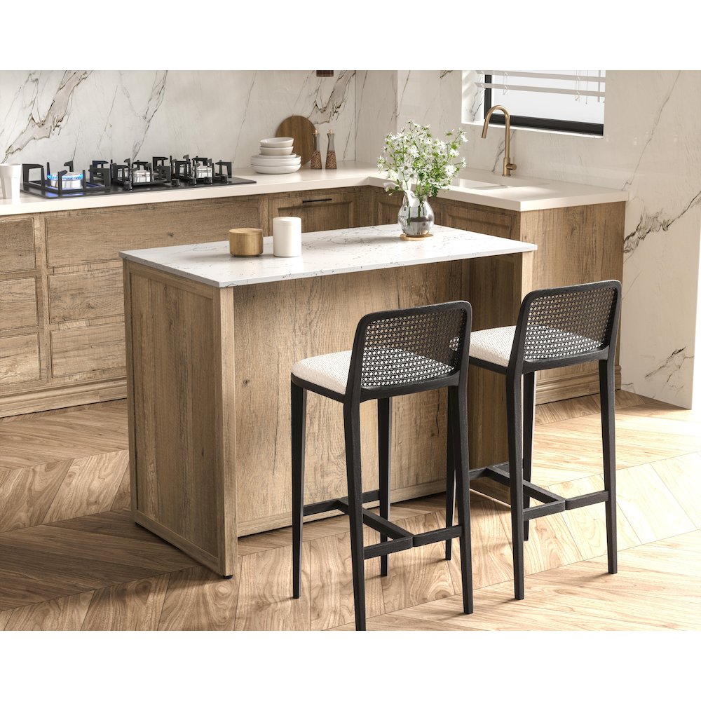 48 inch Kitchen Island in Natural Oak