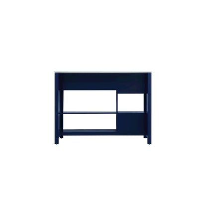 48 inch Kitchen Island in Blue