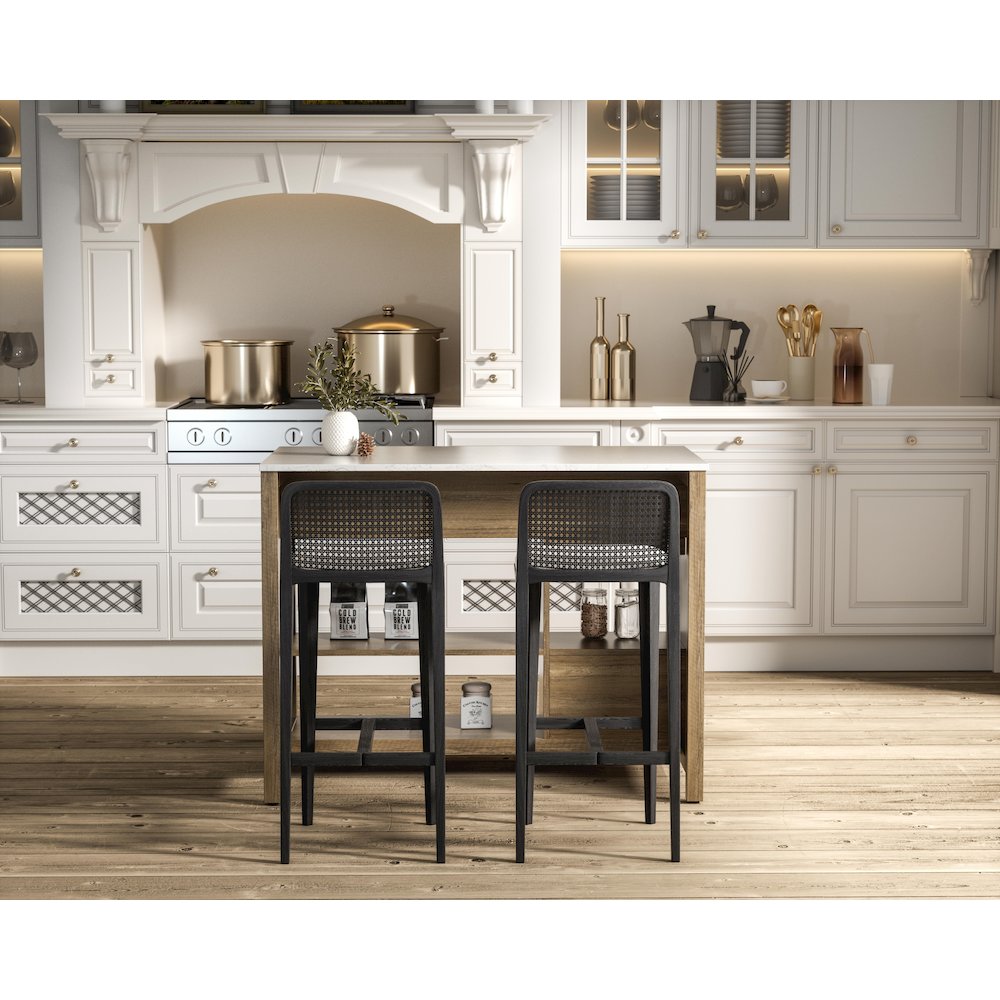 48 inch Kitchen Island in Natural Oak