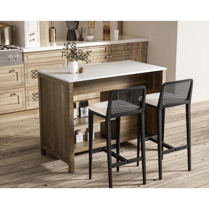 48 inch Kitchen Island in Natural Oak