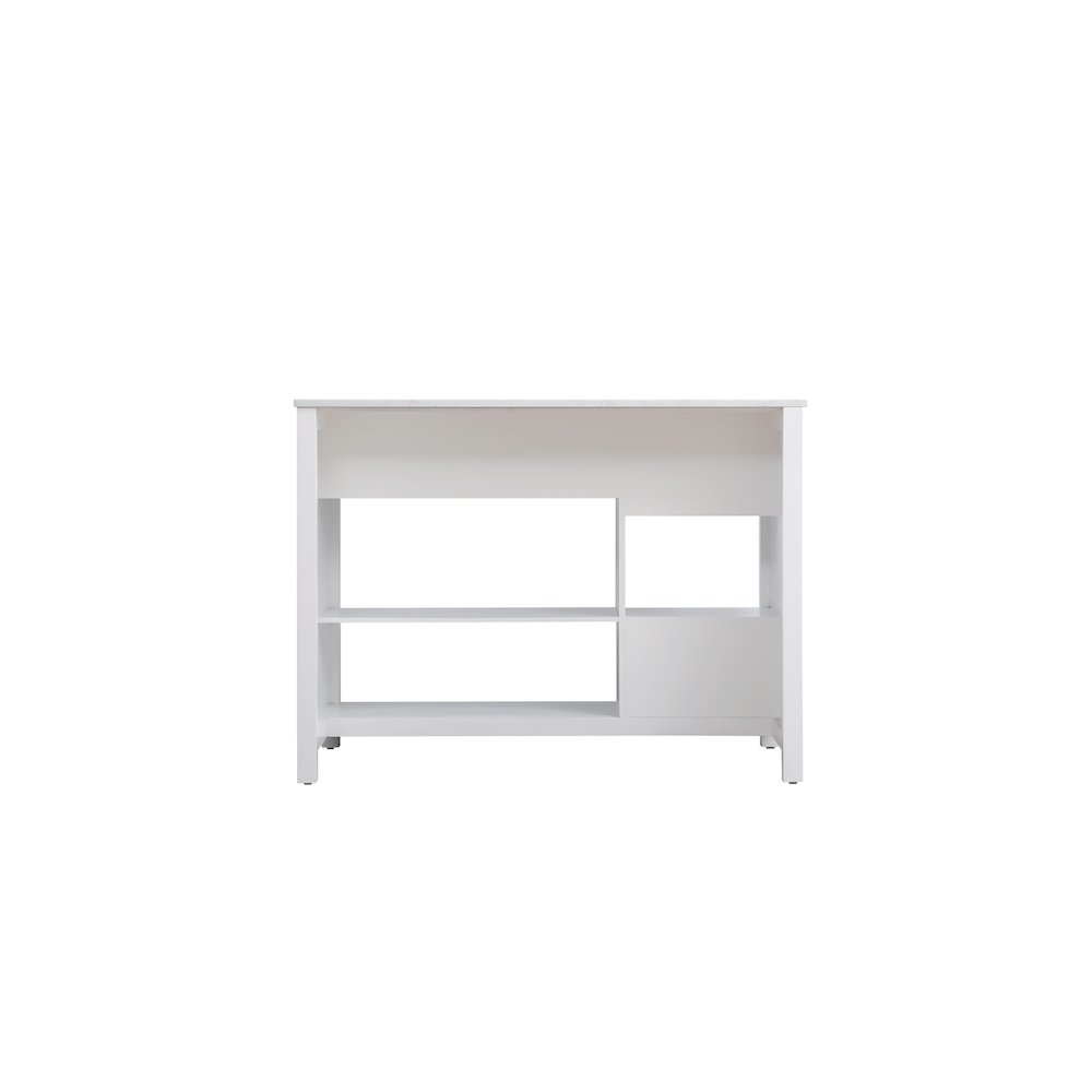 48 inch Kitchen Island in White