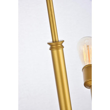 Axel 6 Lights Brass Pendant