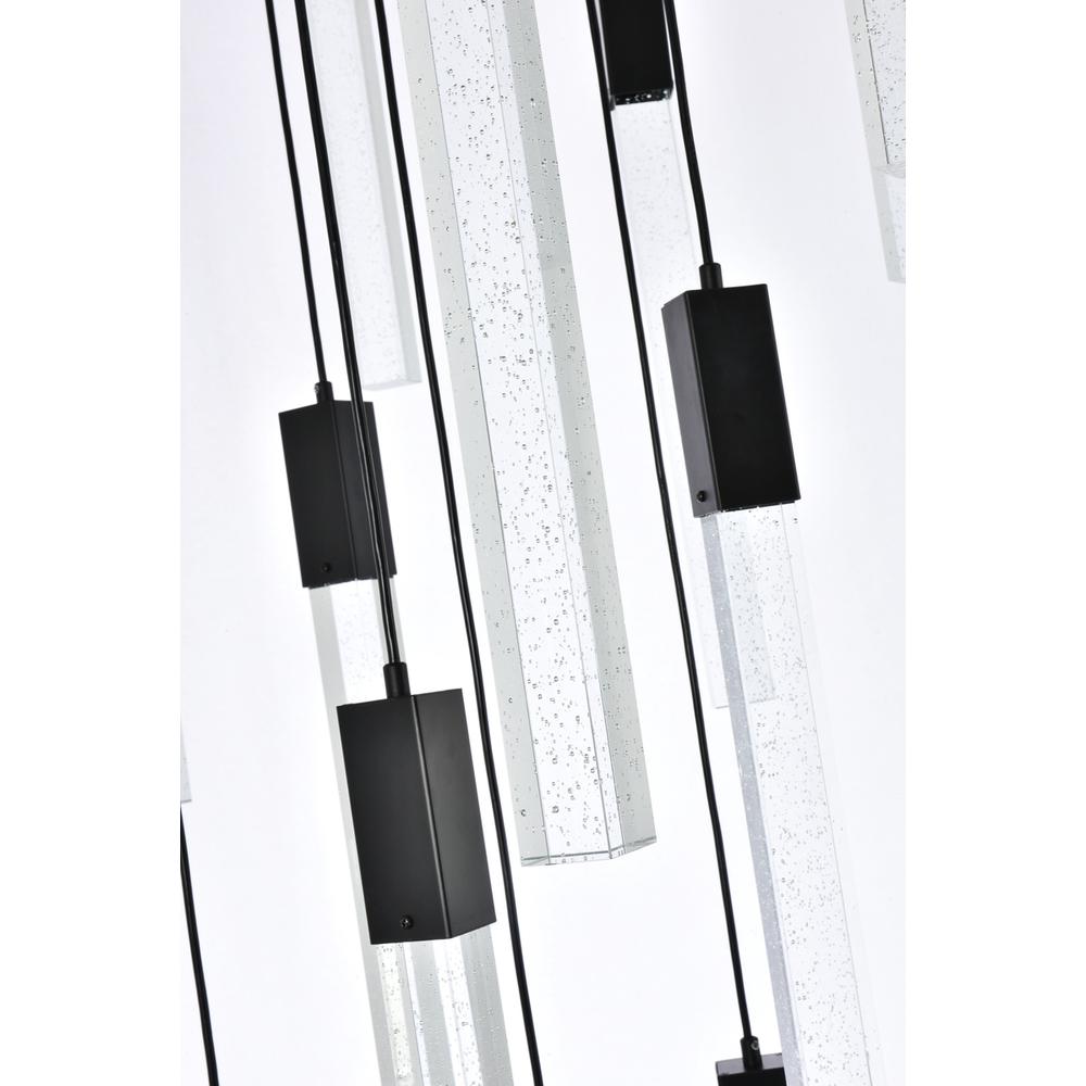 Weston 25 lights pendant in black