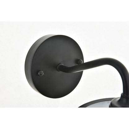 Nota 1 light black Wall Sconce