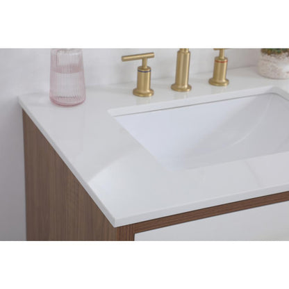 30 inch bathroom vanity in White