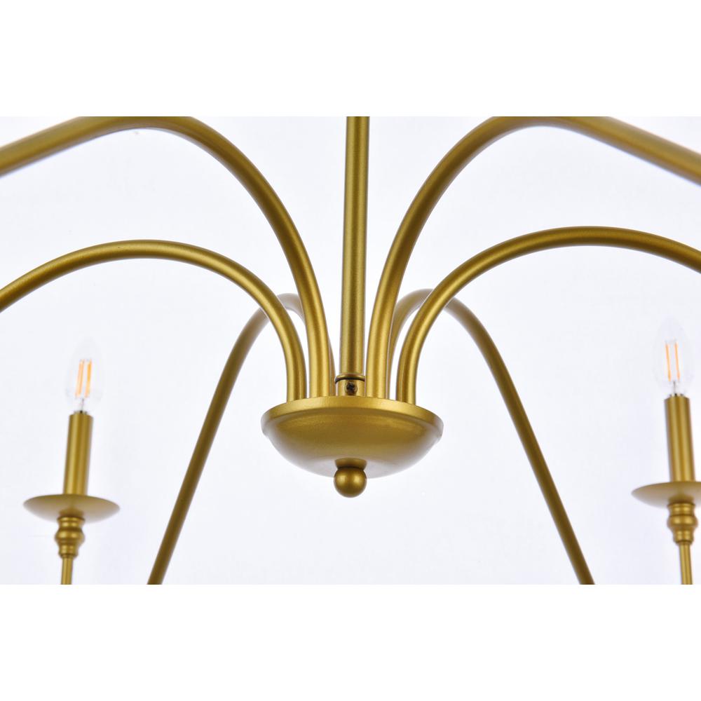 Rohan 48 inch chandelier in brass