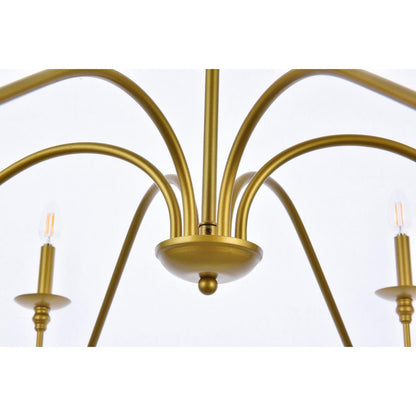 Rohan 48 inch chandelier in brass