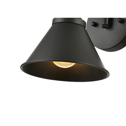 Judson 1 light Black swing arm wall sconce