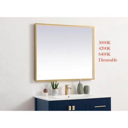 Pier 30x36 inch LED mirror with adjustable color temperature