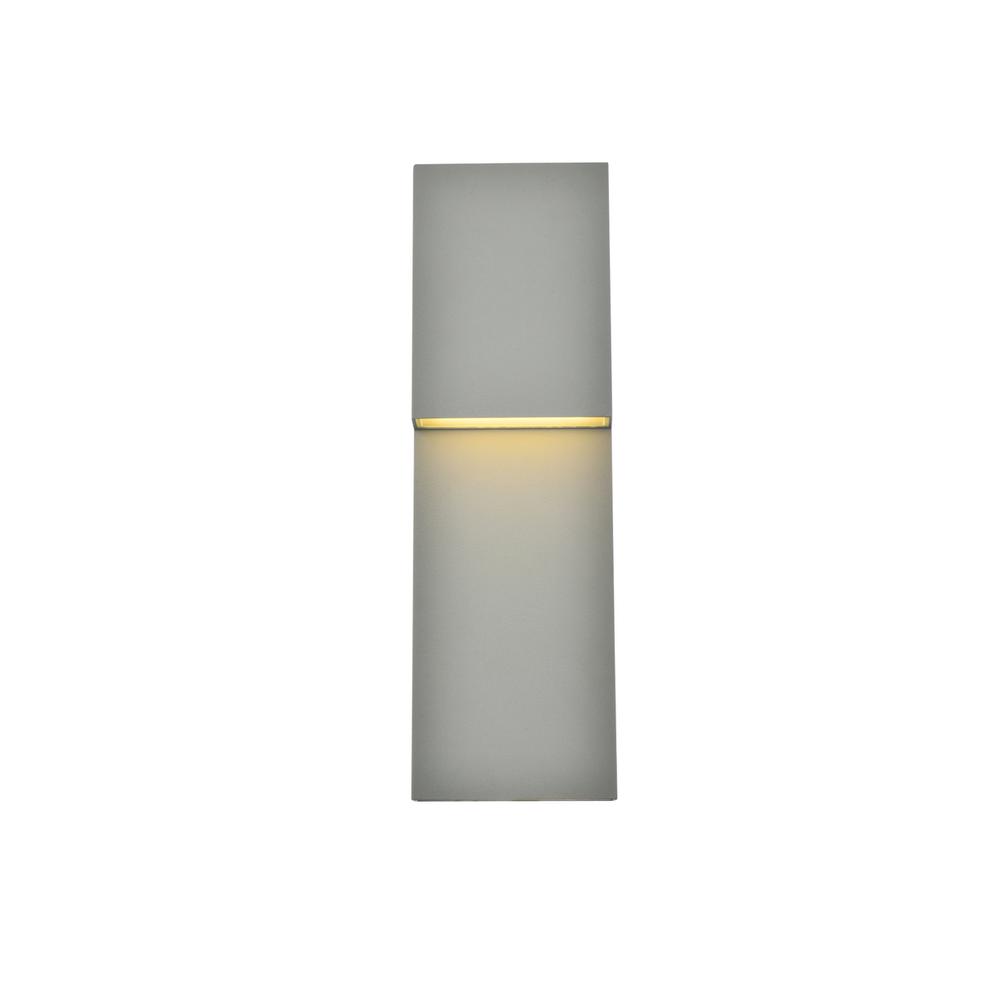 Raine Integrated LED wall sconce in silver