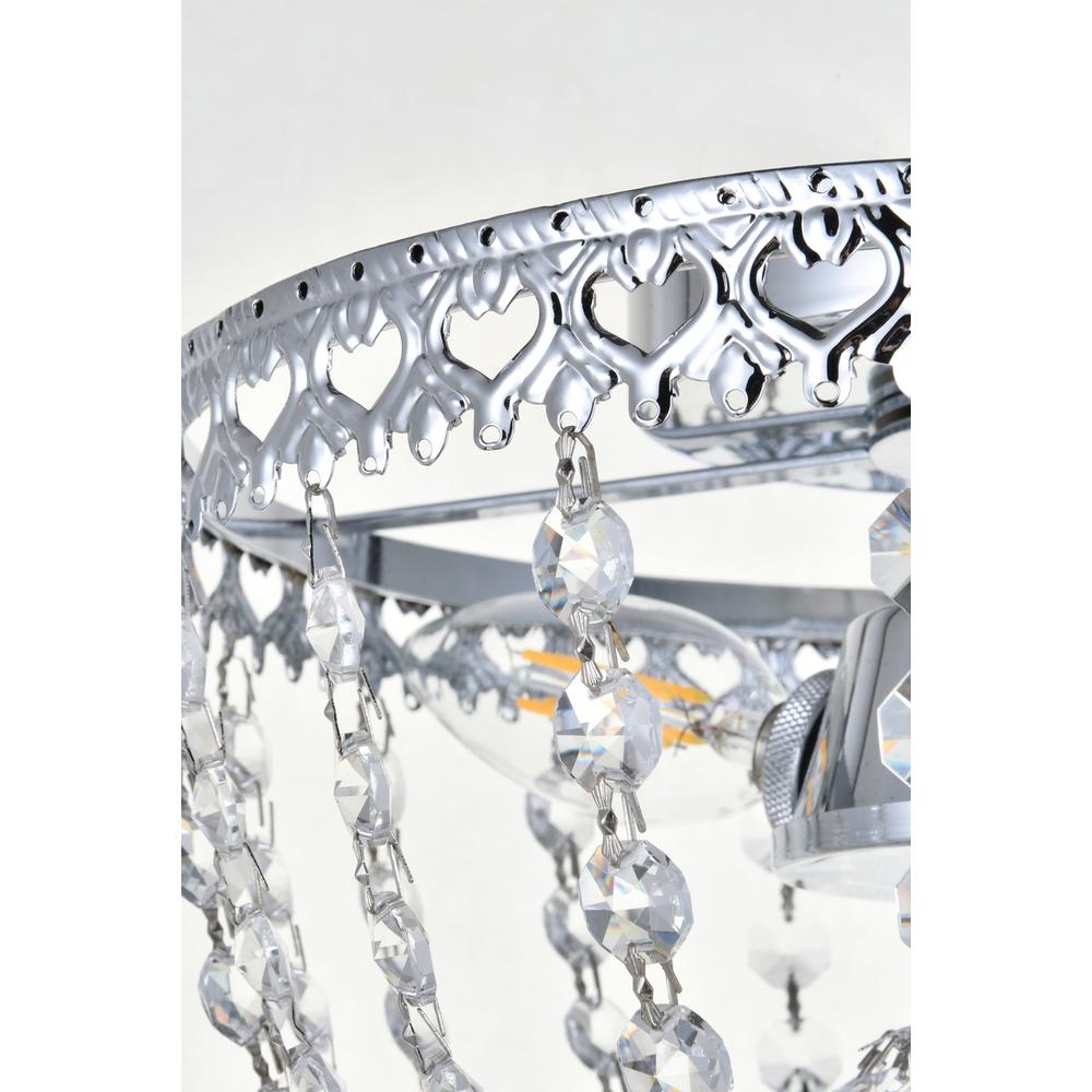 Kylie 10 inch flush mount in chrome