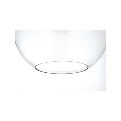 Baxter 12 Inch Pendant Clear Shade in Satin Gold