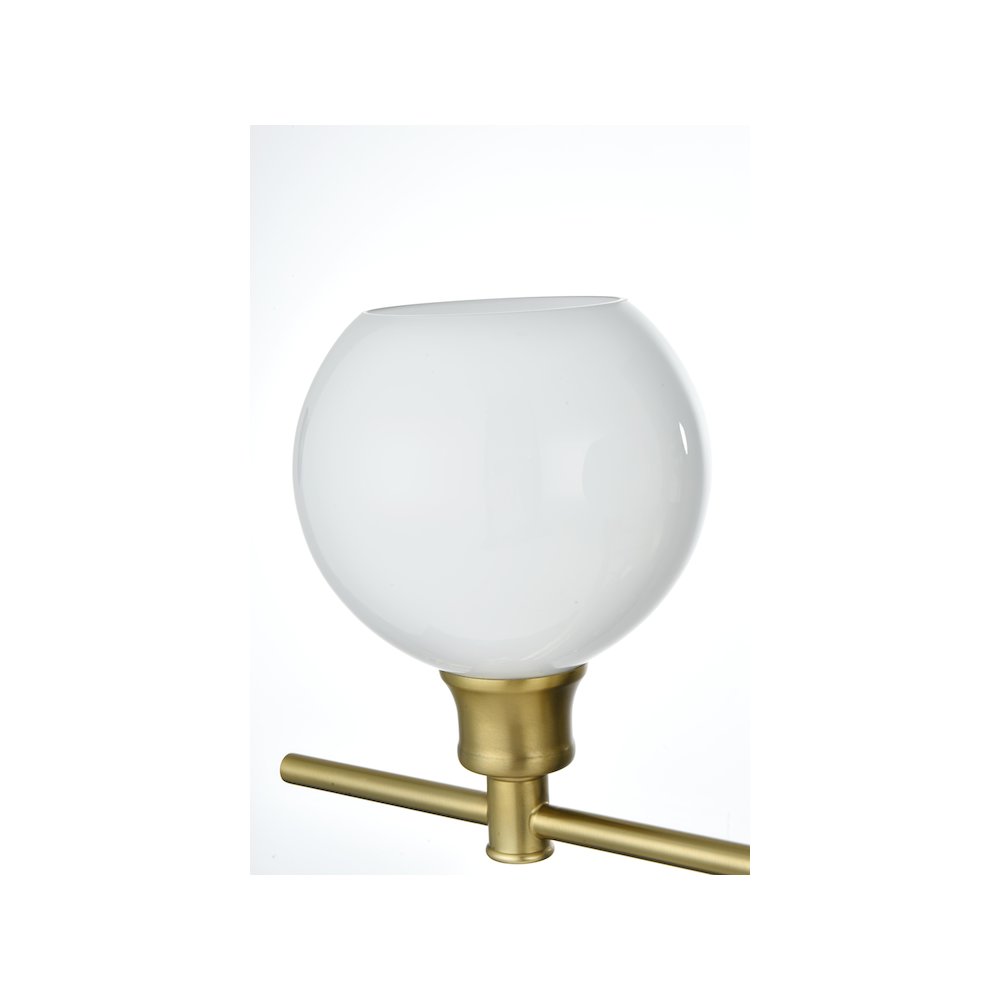 Collier 2 Light Satin Gold and Frosted White Glass Wall Sconce