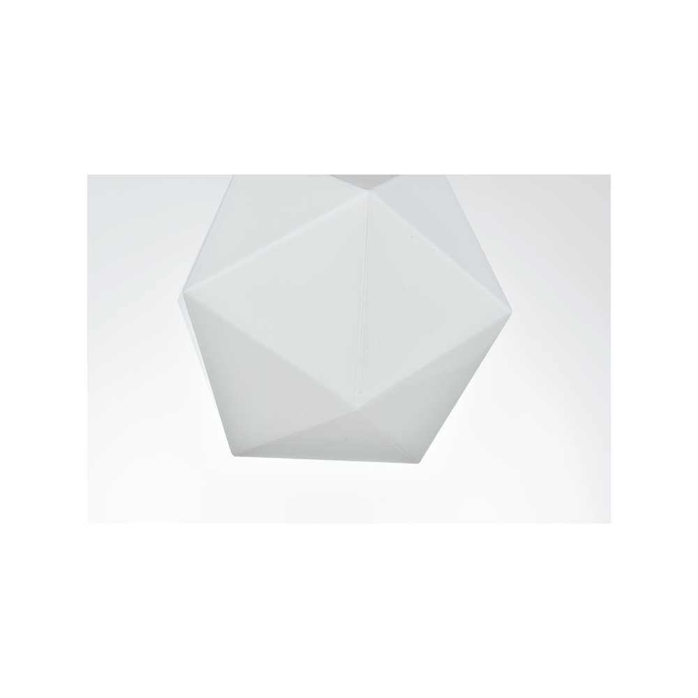 Lawrence 10 Inch Flush Mount Frosted White Shade in Satin Gold