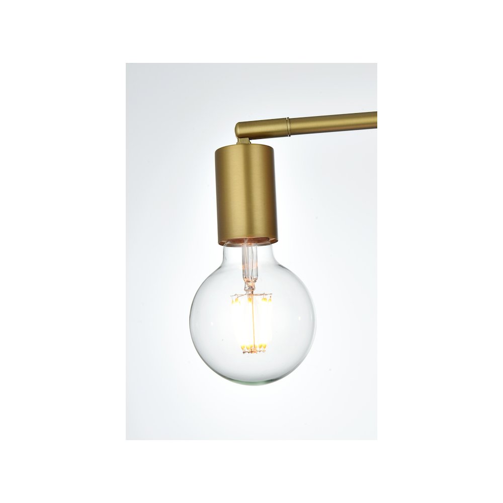 Zane 21.5 Inch Flush Mount in Satin Gold