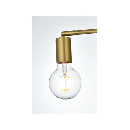 Zane 21.5 Inch Flush Mount in Satin Gold