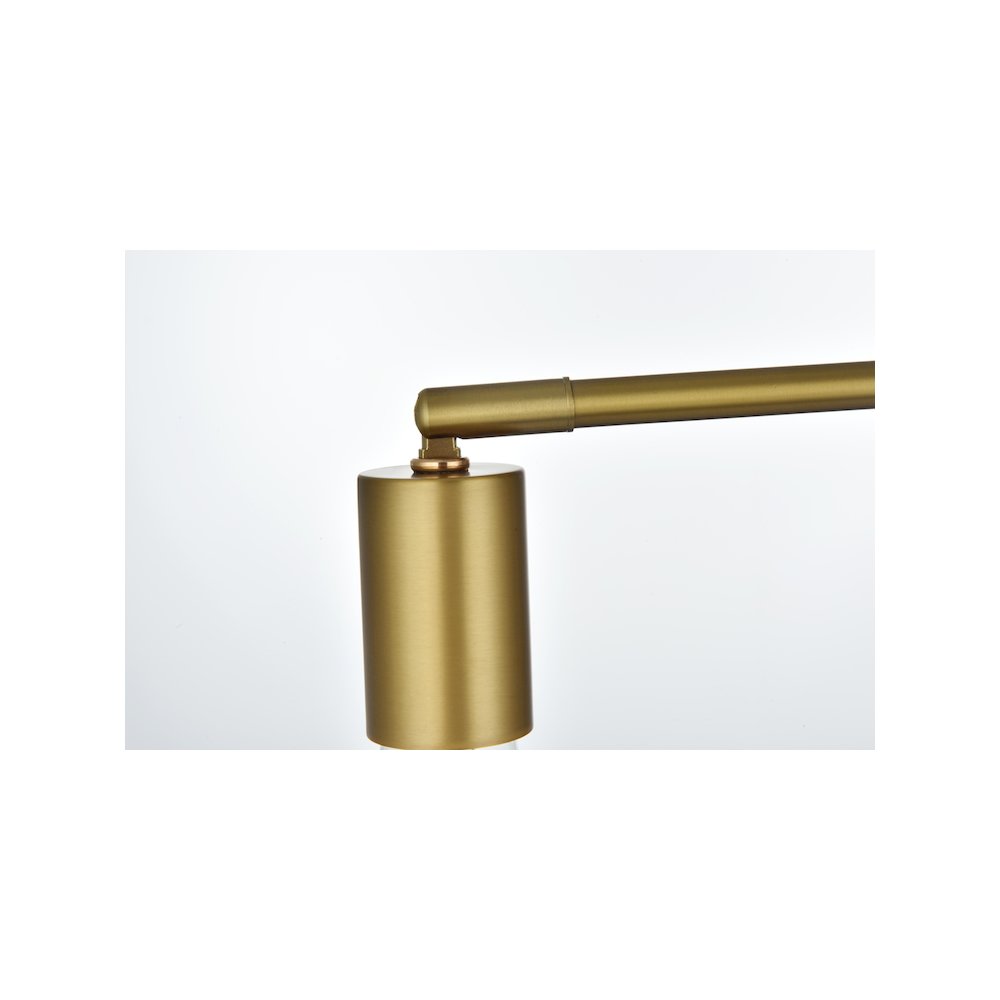 Zane 21.5 Inch Flush Mount in Satin Gold