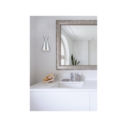 Halycon 6 Inch Wall Sconce in Chrome