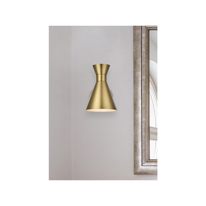 Halycon 6 Inch Wall Sconce in Satin Gold