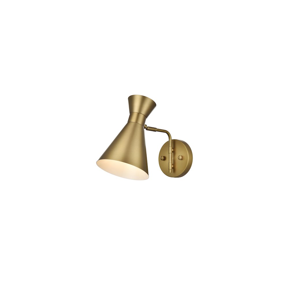Halycon 6 Inch Wall Sconce in Satin Gold