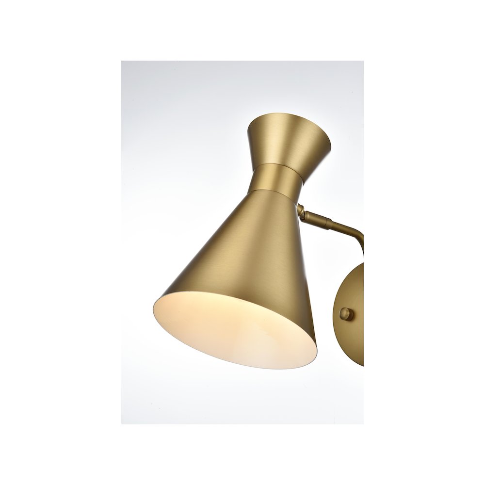 Halycon 6 Inch Wall Sconce in Satin Gold