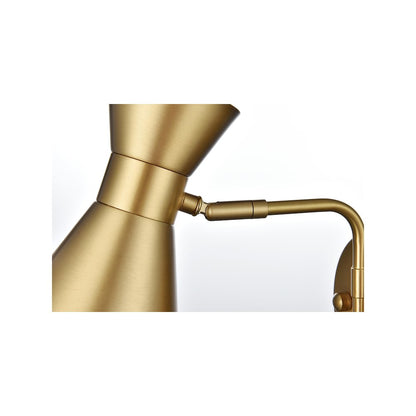 Halycon 6 Inch Wall Sconce in Satin Gold