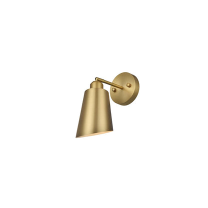 Halycon 5 Inch Wall Sconce in Satin Gold