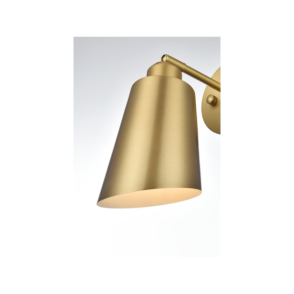 Halycon 5 Inch Wall Sconce in Satin Gold