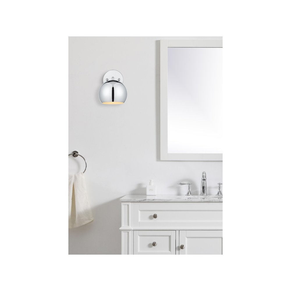 Othello 6 Inch Wall Sconce in Chrome