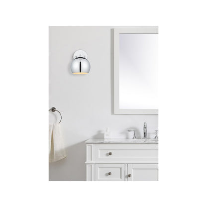 Othello 6 Inch Wall Sconce in Chrome
