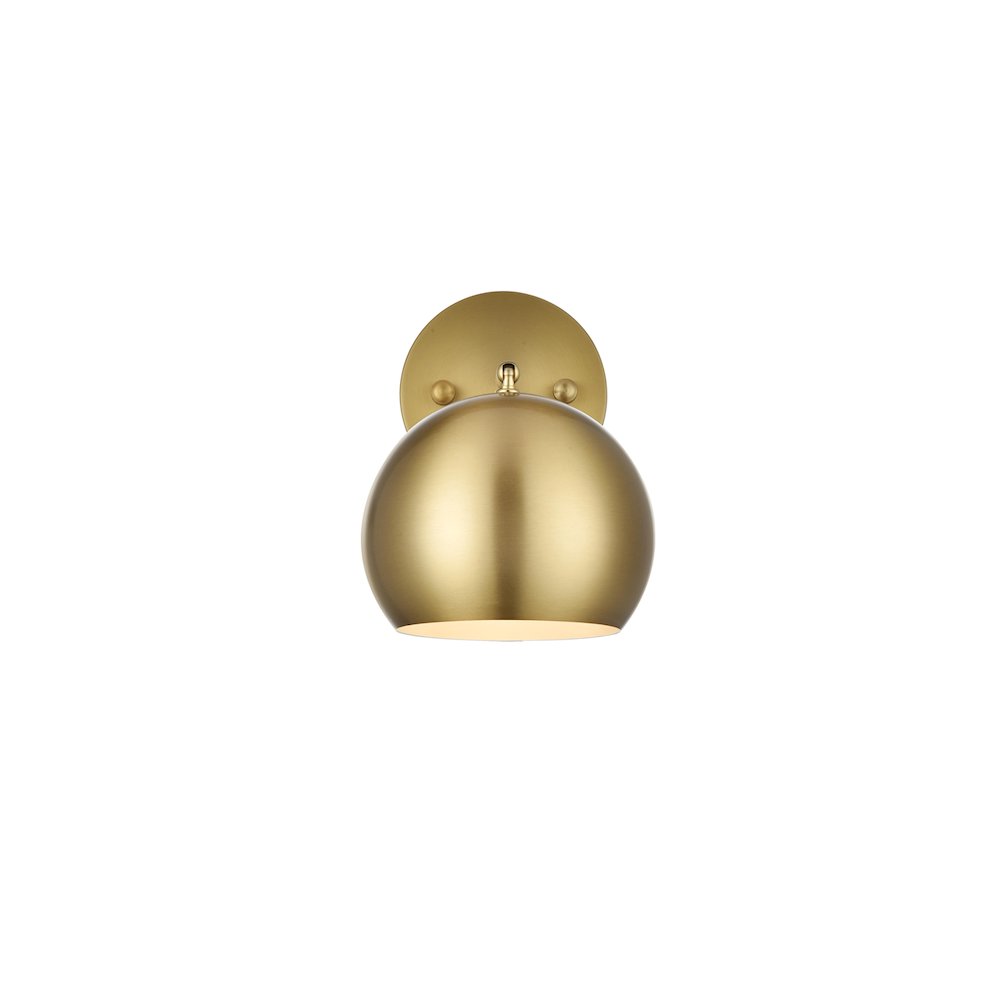 Othello 6 Inch Wall Sconce in Satin Gold