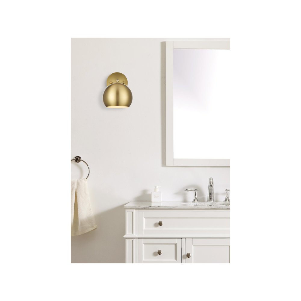 Othello 6 Inch Wall Sconce in Satin Gold