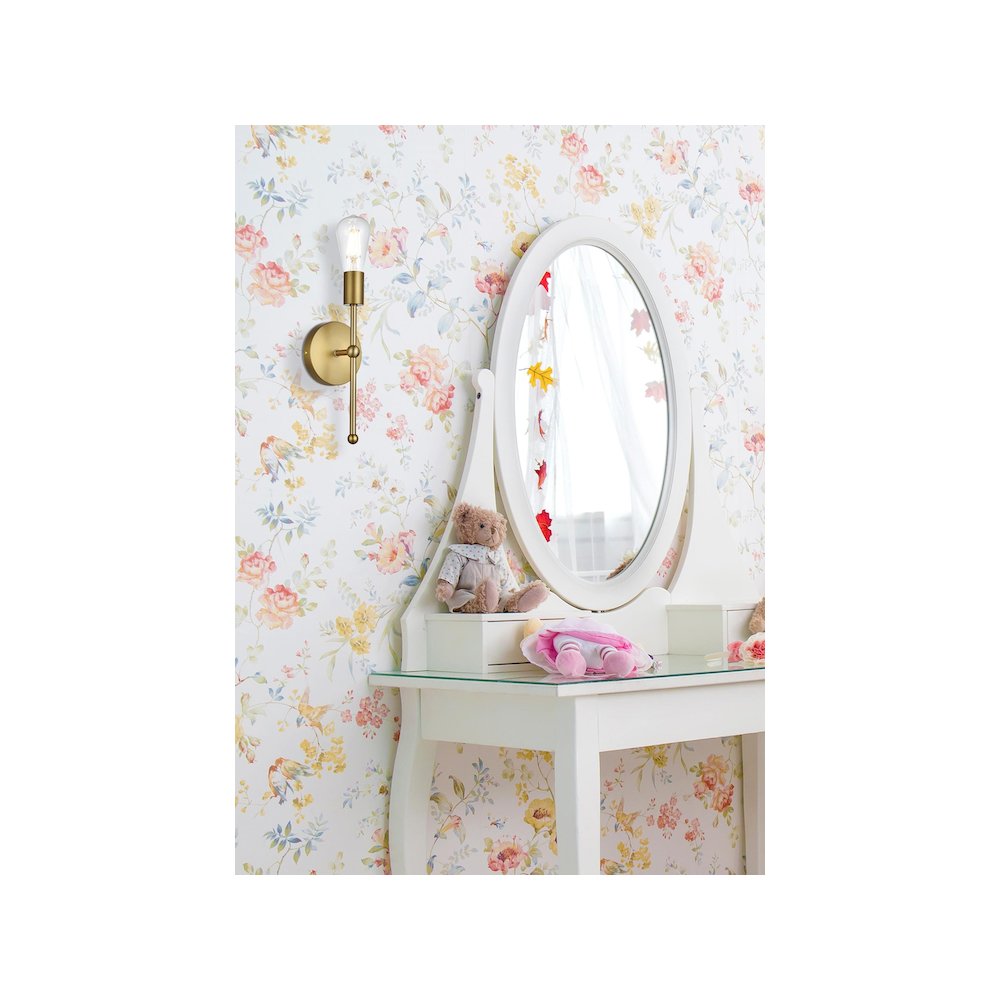 Keely 4.5 Inch Wall Sconce in Satin Gold
