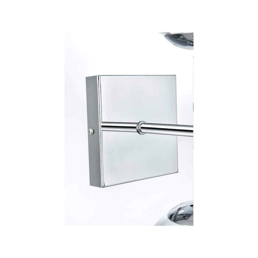 Neri 6 Inch Wall Sconce Clear Shade in Chrome