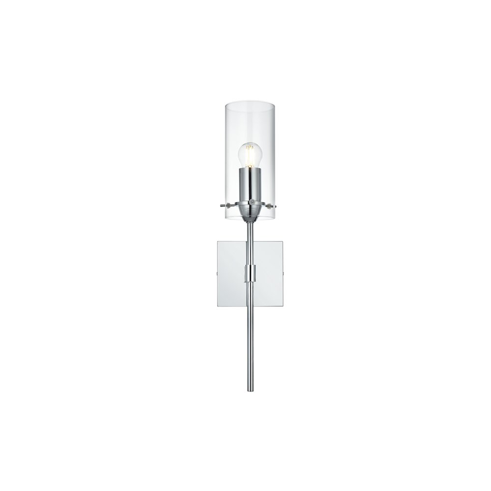 Elsreth 4.5 Inch Wall Sconce Clear Shade in Chrome