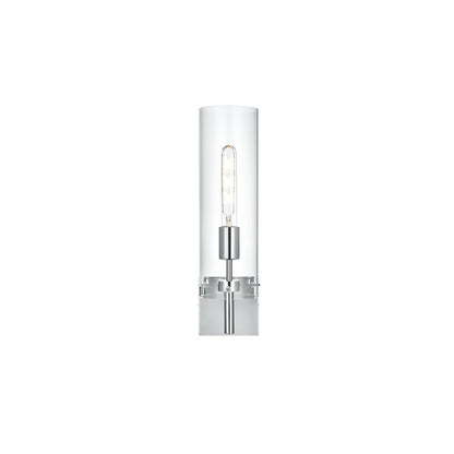 Savant 4.5 Inch Wall Sconce Clear Shade in Chrome
