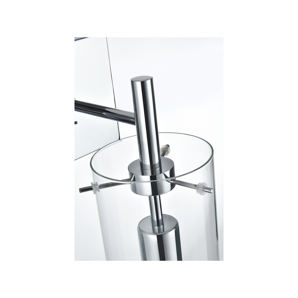Savant 4.5 Inch Wall Sconce Clear Shade in Chrome
