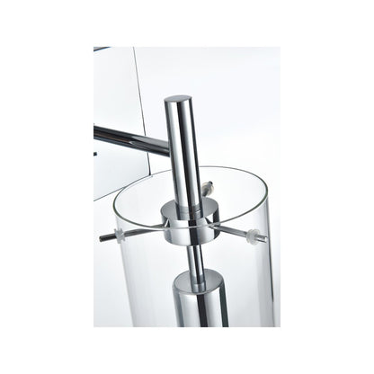 Savant 4.5 Inch Wall Sconce Clear Shade in Chrome
