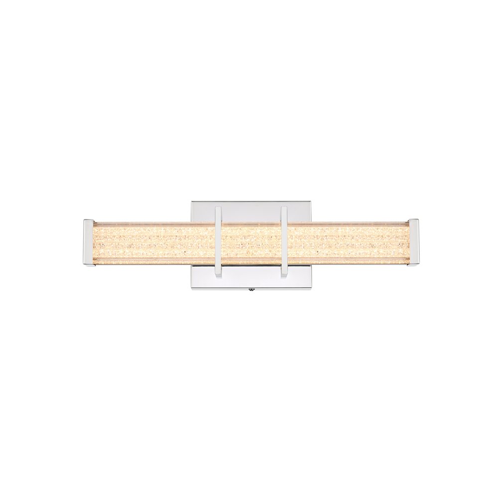 Ivaan 16 Inch Led Wall Sconce In Chrome