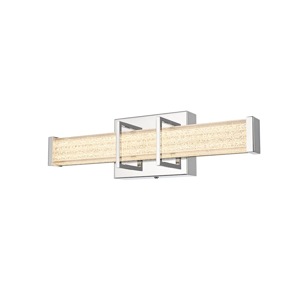 Ivaan 16 Inch Led Wall Sconce In Chrome