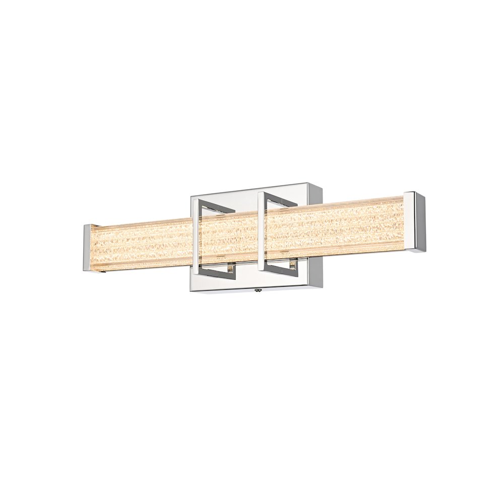 Ivaan 16 Inch Led Wall Sconce In Chrome