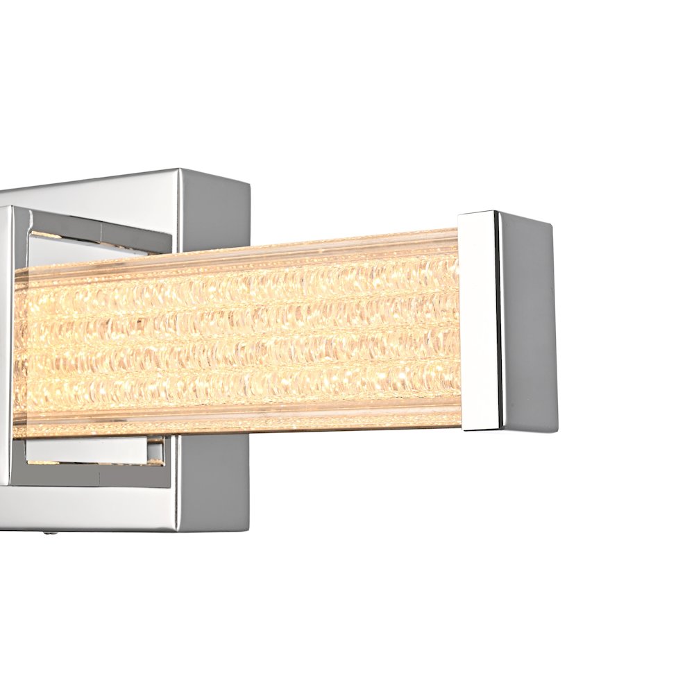 Ivaan 16 Inch Led Wall Sconce In Chrome