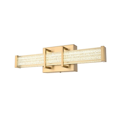 Ivaan 16 Inch Led Wall Sconce In Satin Gold