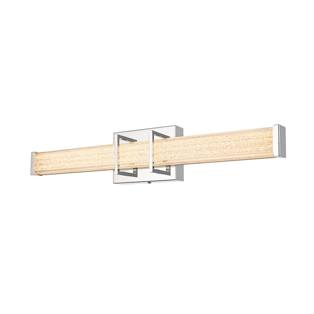 Ivaan 24 Inch Led Wall Sconce In Chrome