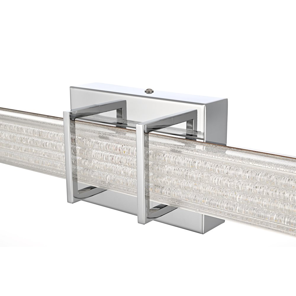 Ivaan 24 Inch Led Wall Sconce In Chrome